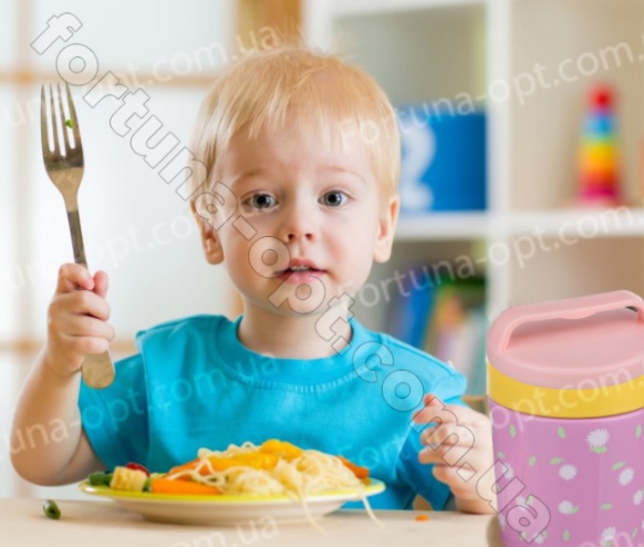 Термос пищевой детский A-Plus - 1665 - 350 мл   ➜ фото ➜р озн цена $6.44 -Интернет-магазин ✅ Fortuna-opt.com.ua. ✅